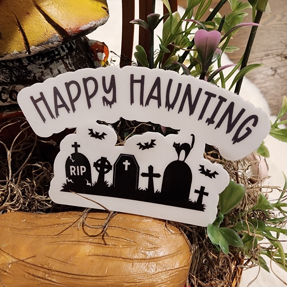 7/$15 Halloween Themed Waterproof Durable Sticker